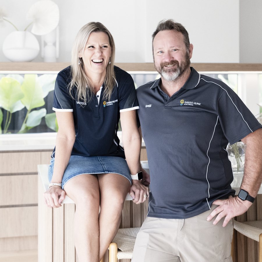 Gregg and Vanessa Hume of Gregg Hume Electrical